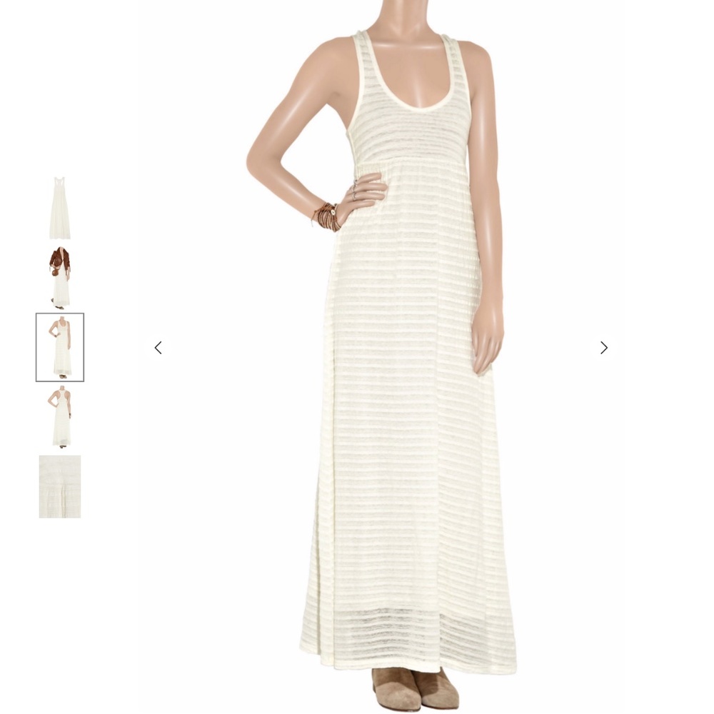 James Perse Stripe Tank Maxi Dress